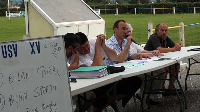 Le bureau de l'USV Rugby|Jean-Paul Epinette