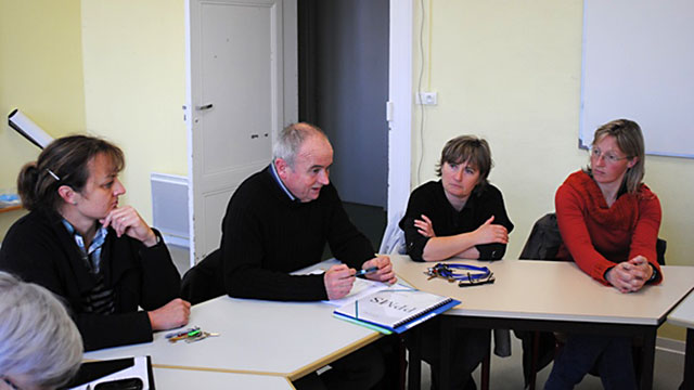 Au conseil d'école, Patrick Déron, le directeur de l'école élémentaire.|Jean-Paul Epinette