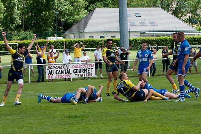 L'audace villeréalaise a payé : Alex Beauvié vient de marquer. L'audace villeréalaise a payé : Alex Beauvié vient de marquer.