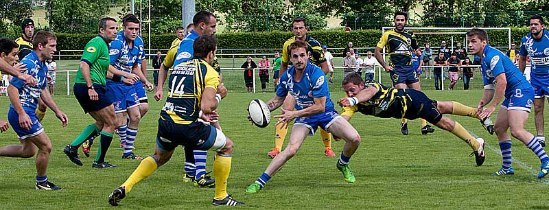 Loïc Serres s'envoie. Le rugby, une question d'envie...