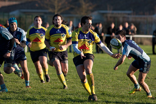 Romain Cheyrou (tutorat Marmande) retrouvait les Jaune et Bleu.