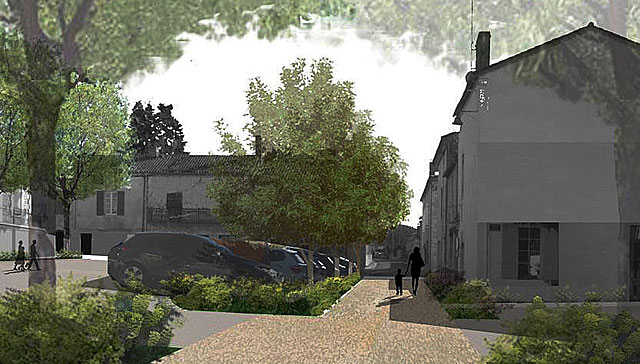 Les places derrière la mairie et la rue Descambis seront tranfigurés... Les places derrière la mairie et la rue Descambis seront tranfigurés...