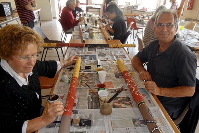 Campagn'Art et l'atelier didgeridoos, un bon souvenir... - ( Archives DR) Campagn'Art et l'atelier didgeridoos, un bon souvenir... - ( Archives DR)
