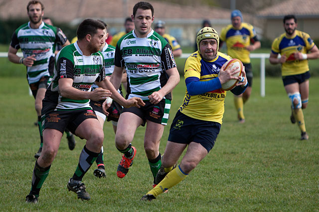 Brice Pereira prend l'intervalle. Brice Pereira prend l'intervalle.