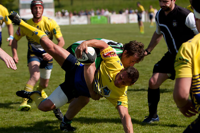 Doutreleau s'est engagé à fond tout au long du match.