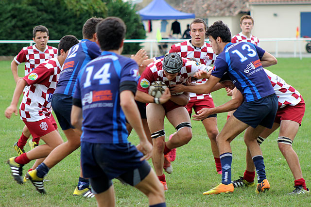 Les Juniors des 4 Cantons ont été gagner à Castillon 22 à 0.|( Photo DR)