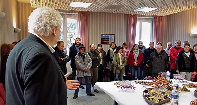 Au cours de son intervention, le maire de Villeréal est revenu sur les travaux d'embellissement de la bastide. Au cours de son intervention, le maire de Villeréal est revenu sur les travaux d'embellissement de la bastide.