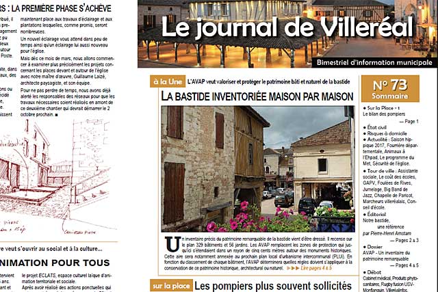 L'inventaire de la bastide à la Une du journal N° 73|Photo © Jean-Paul Epinette - icimedia@free.fr