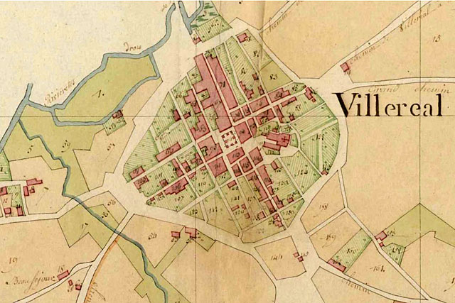 Le premier cadastre de Villereal, il y a 200 ans. |Archive © Jean-Paul Epinette - icimedia@free.fr