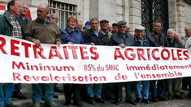 Beaucoup de retraités agricoles peinent à se hisser au-dessus du seuil de pauvreté !  