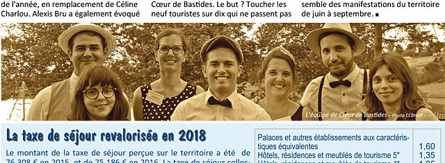 L'équipe tourisme de Coeur de Bastides fin prête pour la saison estivale... - Illustration © jean-Paul Epinette - icimedia@free.fr L'équipe tourisme de Coeur de Bastides fin prête pour la saison estivale... - Illustration © jean-Paul Epinette - icimedia@free.fr