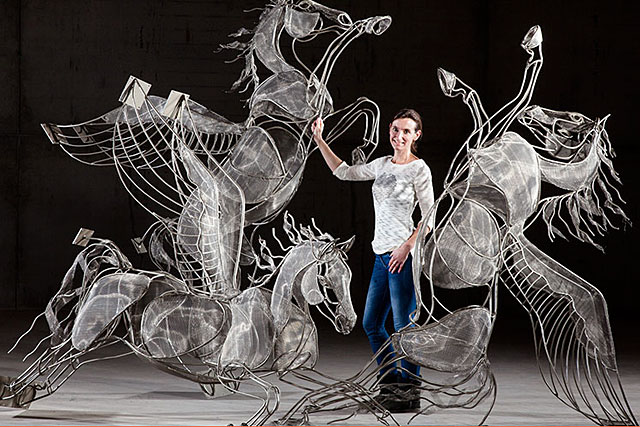 Campagn'Art s'appuiera sur l'expertise et le talent de l'artiste britannique Amy Goodman... - Photo DR Campagn'Art s'appuiera sur l'expertise et le talent de l'artiste britannique Amy Goodman... - Photo DR