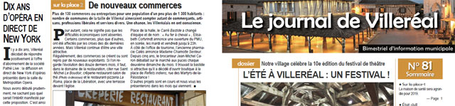Le Journal de Villeréal : huit pages d'information locale... - Photo © jean-Paul Epinette - icimedia@free.fr Le Journal de Villeréal : huit pages d'information locale... - Photo © jean-Paul Epinette - icimedia@free.fr