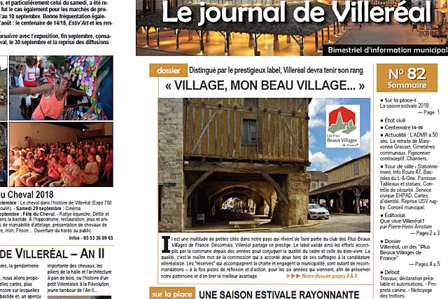 La Poste distribue le n°82 du Journal de Villeréal depuis lundi....|Photo © jean-Paul Epinette - icimedia@free.fr La Poste distribue le n°82 du Journal de Villeréal depuis lundi....|Photo © jean-Paul Epinette - icimedia@free.fr