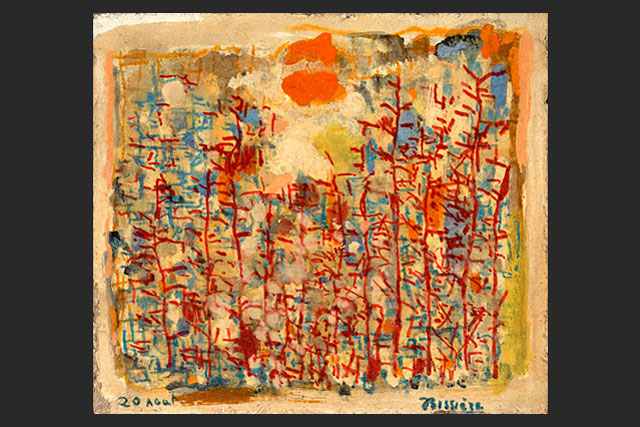 Journal, de Roger Bissière. - Huile et feutres (1963)|Photo DR Journal, de Roger Bissière. - Huile et feutres (1963)|Photo DR