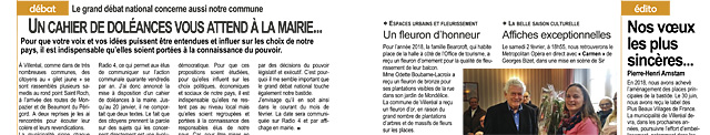 Le Journal de Villeréal : 8 pages d'information locale, tous les deux mois. - Photo © Jean-Paul Epinette - icimedia@free.fr Le Journal de Villeréal : 8 pages d'information locale, tous les deux mois. - Photo © Jean-Paul Epinette - icimedia@free.fr