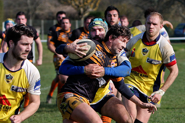 Les Jaune et Bleu ont livré un match intense de bout en bout...|Photo © Jean-Paul Epinette - icimedia@free.fr