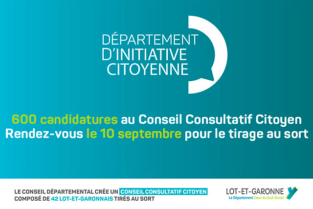 Le conseil consutatif citoyen de Lot-et-Gne sera installé le samedi 21 septembre...|Photo DR