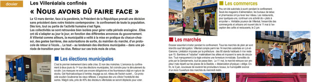 Le dossier central de ce uméro est consacré au Covid-19 dans la bastide... - Photo © Jean-Paul Epinette. Le dossier central de ce uméro est consacré au Covid-19 dans la bastide... - Photo © Jean-Paul Epinette.