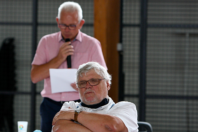 Patelin, l'oeil plissé, Yvon Setze attendait son heure... - Photo © Jean-Paul Epinette.