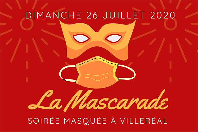 Faire la fête tout en étant masqué... c'est la belle idée de la Maszcarade de Villeréal !...|Illustration DR