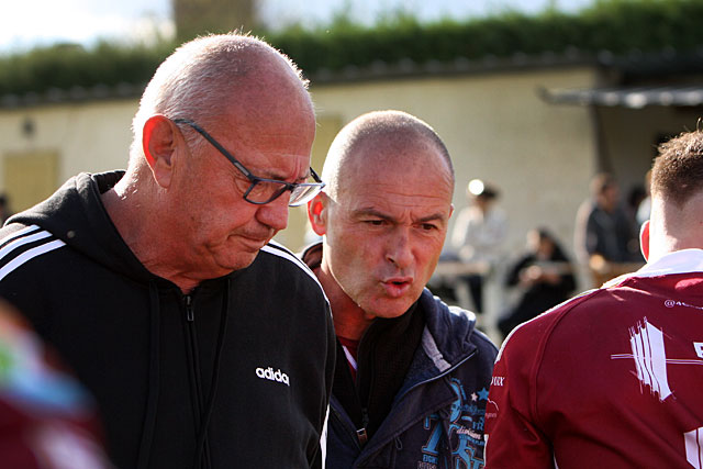 Philippe Laborde et Mickaël Poumerie, les coaches de l'équipe III... - Photo © Jean-Paul Epinette