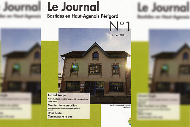 Le Journal N°1, nouveau support de la communication de la communauté des communes...|Illustration Jean-Paul Epinette