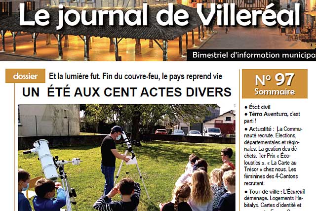 Le Journal de Villeréal N° 97 est en cours de distribution par La Poste...|| Photo © Jean-Paul Epinette