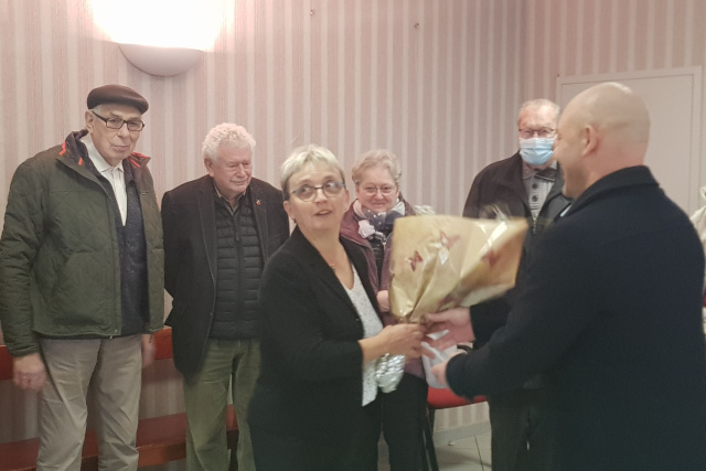 La commune fête Maïthé Epinette à l'occasion de son départ à la retraite.|Pierre Antony Epinette - Janvier 2023 La commune fête Maïthé Epinette à l'occasion de son départ à la retraite.|Pierre Antony Epinette - Janvier 2023