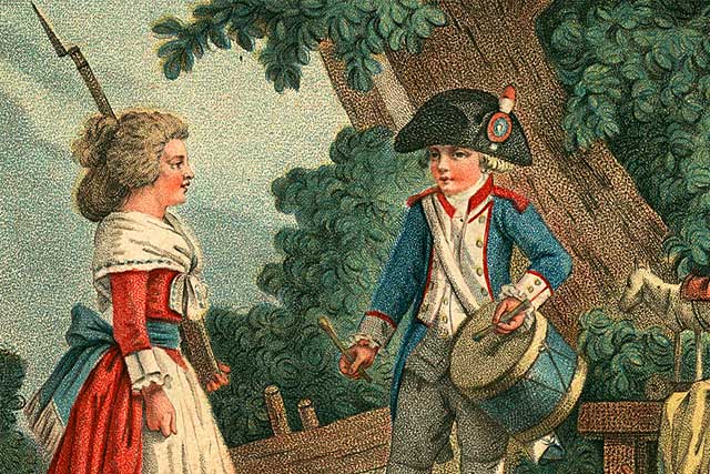 À peine sorti de l'enfance, Thomas Joux, le jeune tambour villeréalais, se couvre de gloire. - AD47 - Jean-Paul Épinette