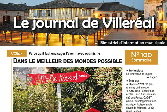 Le Journal de Villeréal a définitivement clos son histoire avec son numéro 100.|Jean-Paul Épinette