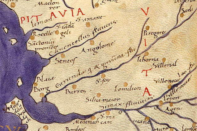 Manuscrite sur le parchemin : V i l l e r i a l (sic). - © Gallica-BnF