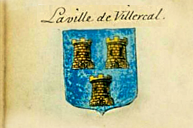 Les armoiries de Villeréal ont retrouvé leur sens : les trois tours ont bel et bien existé. - © BnF et Jean-Paul Epinette