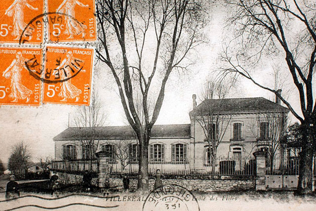 L'école des filles ouvrit en 1891, vingt ans après celle des garçons. - | Mémoire de Villeréal, Droits réservés