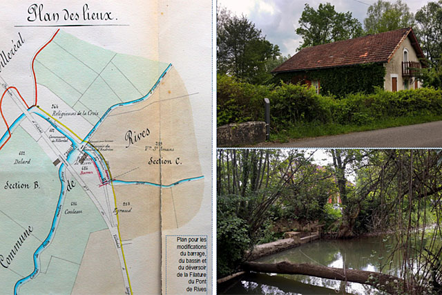 Vers 1870, on aménage le Drot pour développer son énergie hydraulique à des fins industrielles. - | Mémoire de Villeréal, Droits réservés
