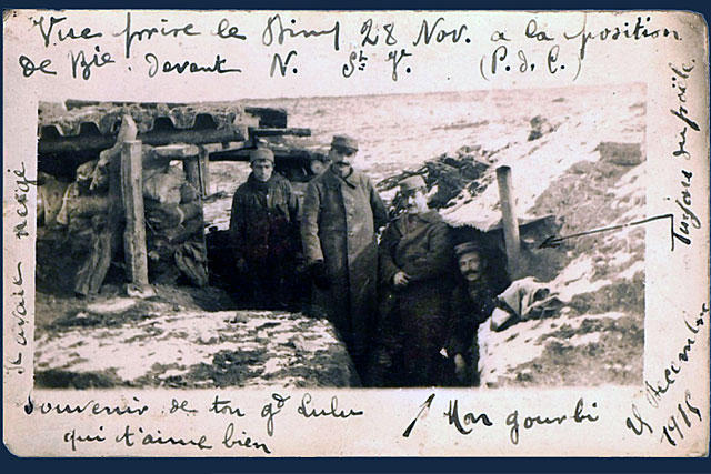 Et la boue dans les tranchées... jusqu'aux genoux ! - | Mémoire de Villeréal, Droits réservés