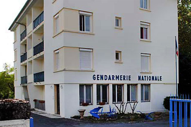 2016 - La brigade de gendarmerie de Villeréal est défintivement fermée. - Photo © Jean-Paul Épinette.