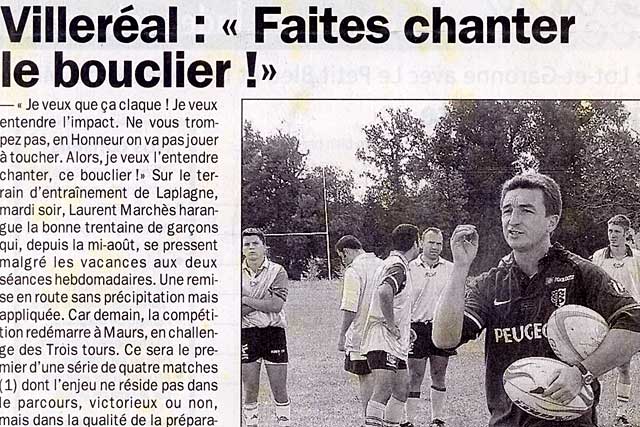 L'article de Sud-Ouest allait s'avérer prémonitoire... - Photo © Jean-Paul Épinette. L'article de Sud-Ouest allait s'avérer prémonitoire... - Photo © Jean-Paul Épinette.
